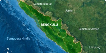 Ilustrasi peta Bengkulu